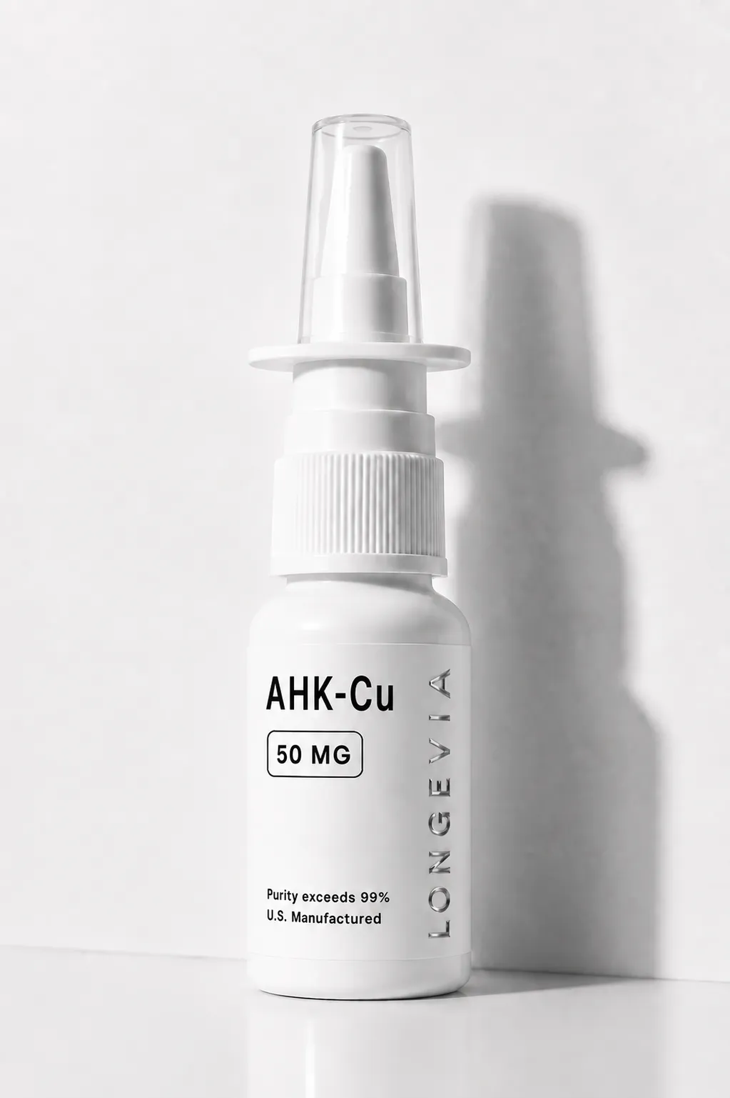 AHK-Cu 50mg / 100mg Spray research peptide vial